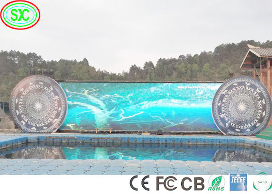 RGB 6000nits SMD3535 الإعلانات الخارجية الموجّهة بشاشات P8 الموجّهة بشاشة إعلانات تجارية