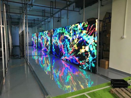 سعر جيد 2000cd/sqm سطوع شاشة LED شفافة ، لوحة إعلانية LED ملونة الانترنت