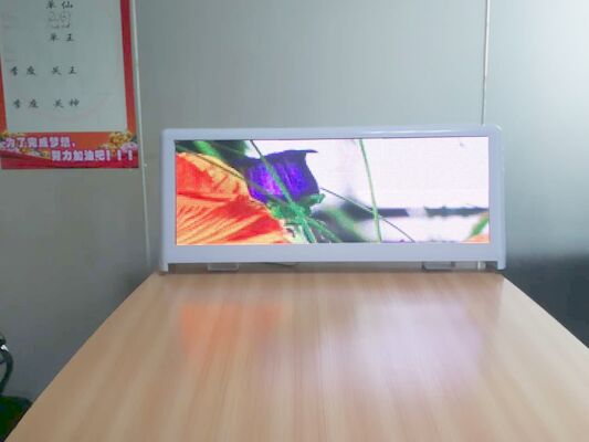 في الهواء الطلق p5 96x32cm مجلس الوزراء 2 الجانبين سيارة LED تسجيل عرض خفيفة الوزن سيارة أجرة أعلى LED مع WIFI 4G التحكم