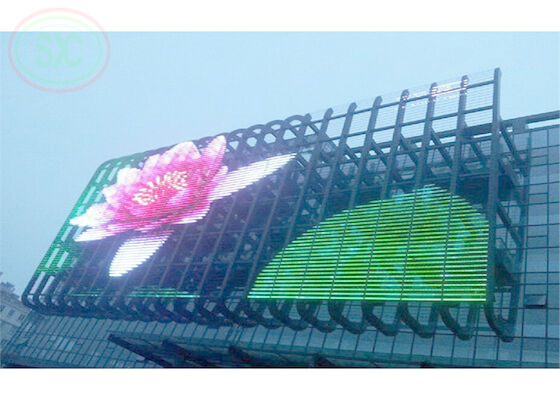 P16 DIP346 RGB LED الصب الشاشة الألومنيوم الخارجي المقاوم للماء خزانة