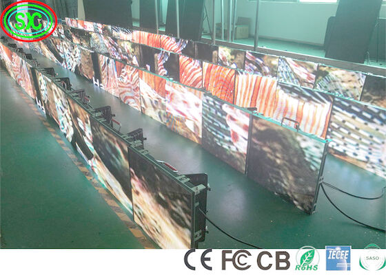 900cd/m2 SASO IECEE شاشات LED المسرحية P3.91 7056 نقاط LED المسرحية