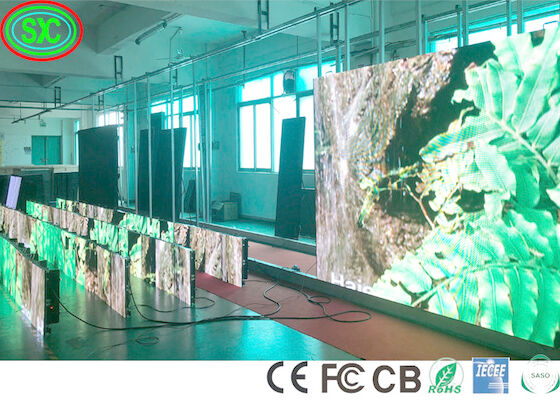 900cd/m2 SASO IECEE شاشات LED المسرحية P3.91 7056 نقاط LED المسرحية