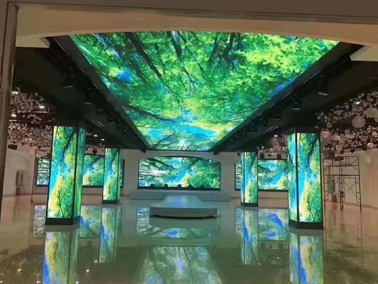 1010 حجم المصابيح عرض LED داخلي ملون بالكامل مع وضع السائق 64S