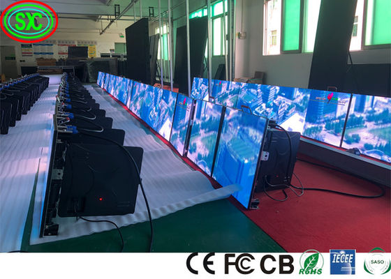 لوحات المستأجر 500x500mm SMD المسرح LED الشاشة 2.604mm الطول للحفلات الموسيقية كامل لون LED شاشة العرض