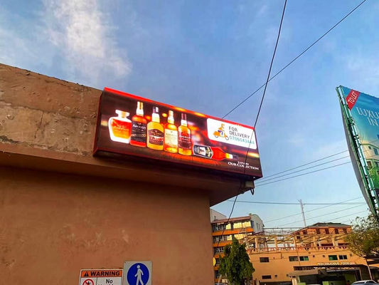 شاشة عرض LED خارجية P8 جدار عرض LED خارجي جدار فيديو LED خارجي ثابت P8