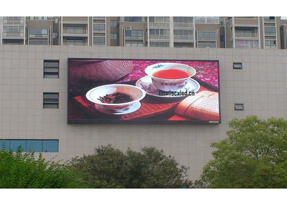 شاشة عرض LED تثبيت ثابت P10 في الهواء الطلق إعلانات LED كامل اللون