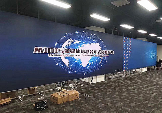 شاشة LED ذات لون كامل داخلية SMD تأجير P3 عالية الدقة شاشة حائط فيديو LED