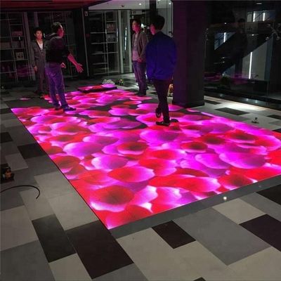 ملونة كاملة ديسكو نايتكلب مات إضاءة أرضية الرقص P4.81 لوحات LED لحفلة الزفاف