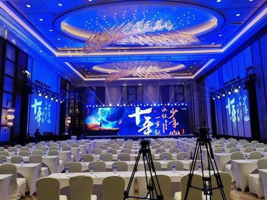 نظام Meanwell Novastar System في الهواء الطلق p3.91 شاشة LED ملونة كاملة SMD 2121 HD 1000x1000 خزانة h 1920 هرتز لتأجير المسرح