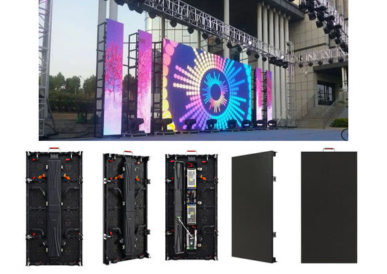 شاشة LED داخلية عالية الدقة P3.9 خلفية المسرح بدون ضوضاء 3840 هرتز معدل التحديث cabinet خزانة 500 × 500 مم ， معدل 1920 هرتز ， نظام التحكم نوفا