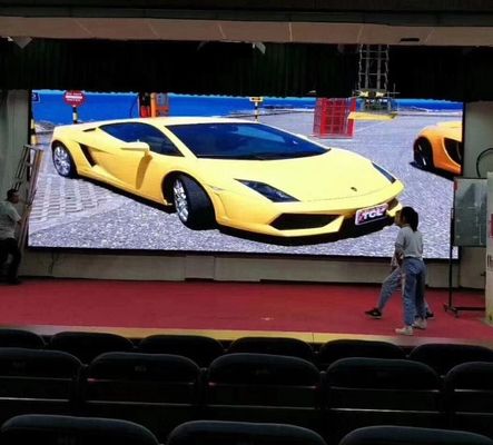 شاشة الألومنيوم ذات الدرجة العالية من السطوع الداخلية ذات اللون الكامل P3 LED