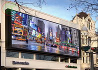 نظام غير متزامن بالألوان الكاملة في الهواء الطلق لوحة إعلانات P 6 LED للإعلان عن مراكز التسوق