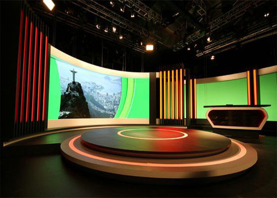 وظيفة الفيديو عالية الوضوح HD P3.91 شاشة عرض LED للإيجار الخلفية للمسرح