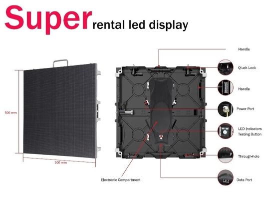 عرض HD LED كامل اللون حائط الفيديو P3.91 في الهواء الطلق مقاوم للماء
