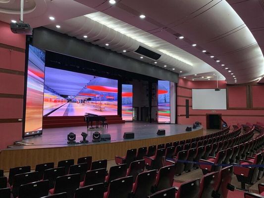 P3.91 في الداخل شاشة LED كبيرة للإيجار شاشة تلفزيونية ملونة كاملة استوديو فيديو شاشات الحائط