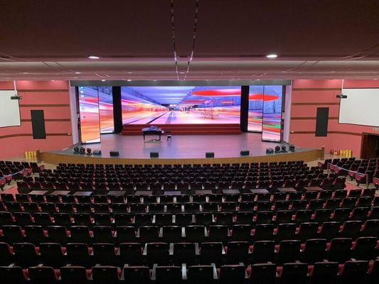 P3.91 في الداخل شاشة LED كبيرة للإيجار شاشة تلفزيونية ملونة كاملة استوديو فيديو شاشات الحائط