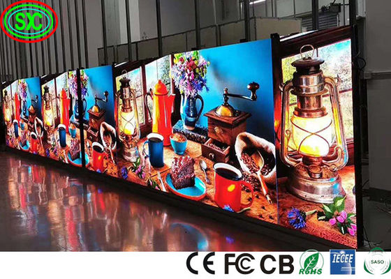 1100cd/m2 500mcd مسرح تأجير LED العرض IECEE للمناسبات الحيةشاشة LED كاملة الألوان