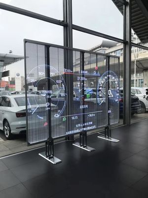 1R1G1B التجارية الشفافة شاشة التلفزيون LED 1000mmx1000mm حجم القضية
