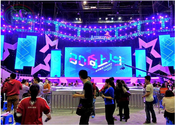 سعر جيد منتج ممتاز شاشة إيجار LED P4.81 بالألوان الكاملة / شاشة LED لعرض المسرح الانترنت