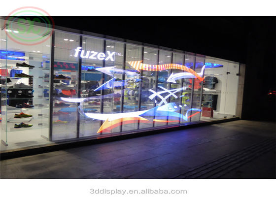 P3.91mm-7.82mm لوحات شاشة LED شفافة سطوع عالية لون كامل
