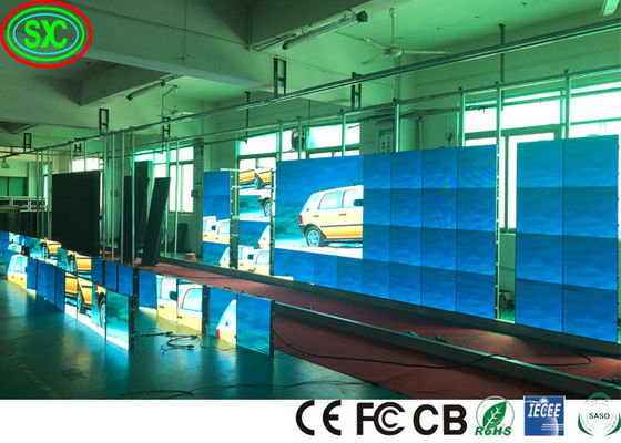 P2 P2.5 SASO 1000 نيت شاشة عرض LED داخلية ملونة كاملة IECEE شاشة عرض LED ملونة كاملة