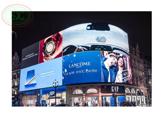 شاشة LED ضخمة في الخارج 3D 4k شاشة LED علامة LED شاشة P10 LED في الخارج للإعلانات الإعلامية