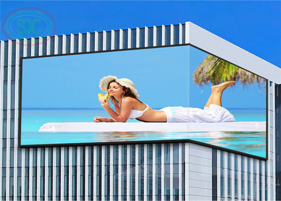 شاشة LED ضخمة في الخارج 3D 4k شاشة LED علامة LED شاشة P10 LED في الخارج للإعلانات الإعلامية