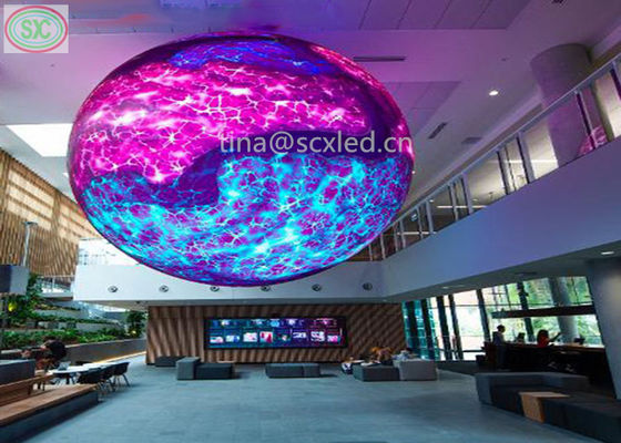 320*160mm حجم الوحدة الكرة شاشة LED للتسوق والفعاليات الأداء