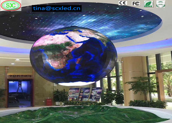 320 * 160mm حجم الوحدة شاشة LED الكرة مع شهادة FCC