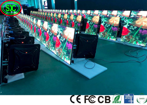داخلية ملونة P1.875 P2 P2.5 استئجار المسرح الخلفية HD وسائل الإعلام الكبيرة LED شاشة عرض LED لوحة جدار الفيديو