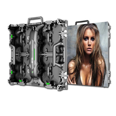 شاشة LED P6 SMD ملونة كاملة 6 مم بكسل سطوع 6000 شمعة/متر مربع