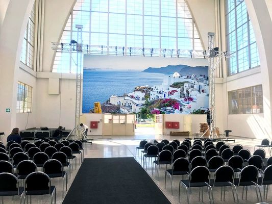 شاشة LED P6 SMD ملونة كاملة 6 مم بكسل سطوع 6000 شمعة/متر مربع