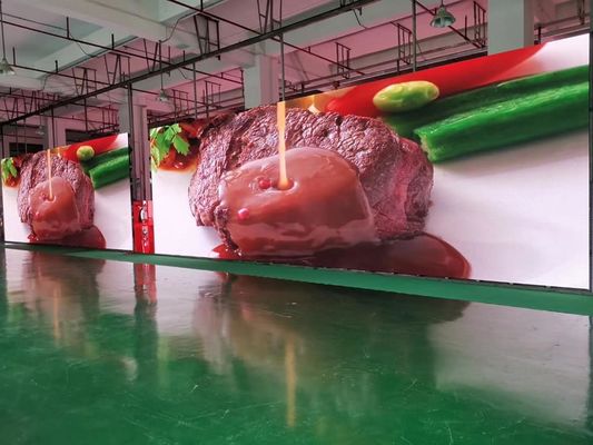 لوحات عرض LED داخلية منحنية حلول لوحة الفيديو P3.91/P4.81 عرض داخلي كامل بالألوان