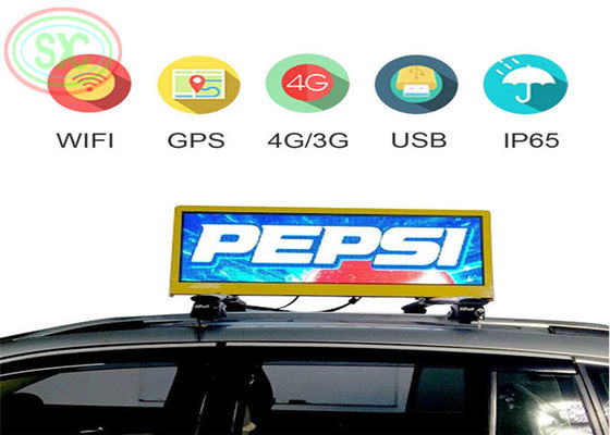 384*128dot Car LED Sign Display مع وظيفة النص وتكوينات 1R1G1B