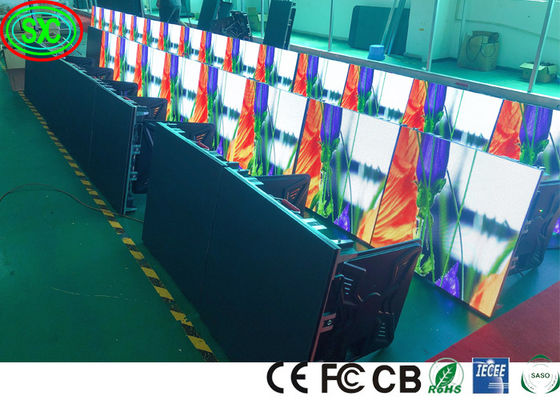 شاشة عرض خلفية LED عالية الدقة P2.5 داخلية للإيجار بالألوان الكاملة