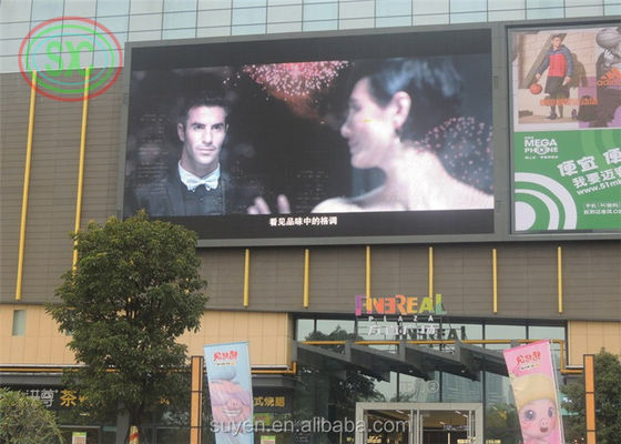 سعر جيد شاشة LED خارجية عالية الوضوح للوحة الإعلانات P6 LED فوق سطوع 5500 شمعة في المتر المربع الانترنت