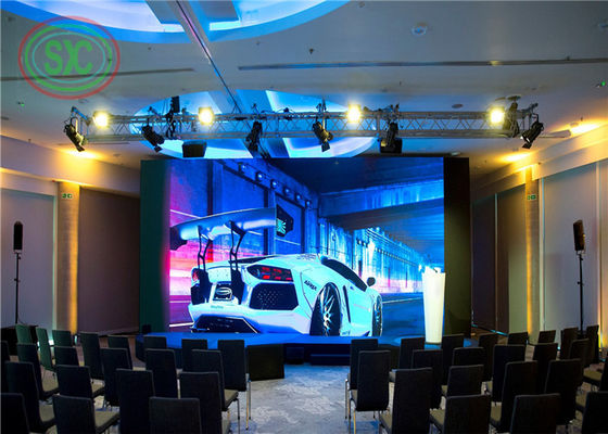 شاشة LED للإيجار P2.5 P3 P4 P5 P6 شاشة 64x32 نقطة دقة الوحدة و 128x128 نقطة دقة مجلس الوزراء