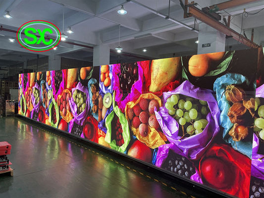 شاشة LED مضادة للاصطدام GOB مثالية للأحداث استئجار الحفلات كثافة بكسل عالية 100 عمر التشغيل