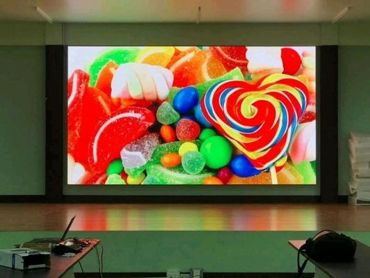 داخلية مساحة صغيرة GOB HD خلفية المسرح شاشة LED ضئيلة P2.5 تأجير ملون كامل
