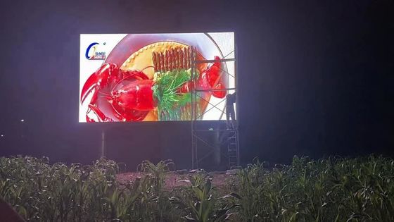 SCX LED P10 شاشة عرض مدعومة باللون الكامل للخارج للإعلانات ذات السطوع العالي وطول العمر