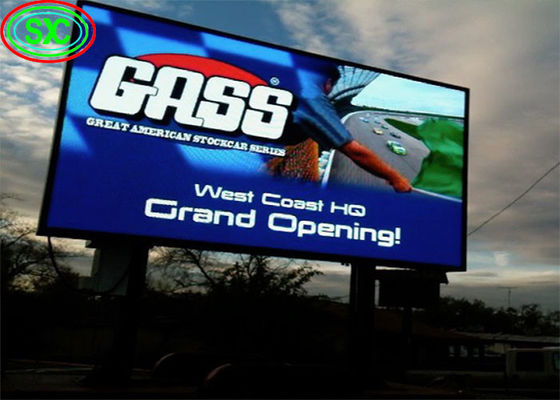 P10 في الهواء الطلق لوحة LED في الهواء الطلق 10mm Pitch 5000cd / M2 Brightness