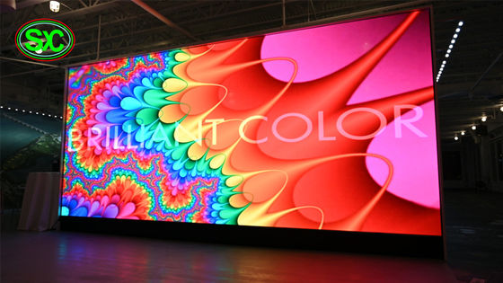 شاشة الإيجار عالية الوضوح كامل اللون RGB P6 LED 960Mm X 960Mm خزانة داخلية
