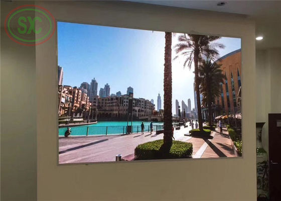 شاشة الإيجار عالية الوضوح كامل اللون RGB P6 LED 960Mm X 960Mm خزانة داخلية