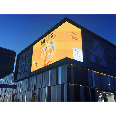 SCX الإعلانات الخارجية الشاشة المحمولة LED شاشة P6 مقاومة للماء مثبتة