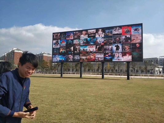 P8 خارجية مستخدمة ثابتة الحجرة المقاومة للماء القياسية لوحات إعلانية LED كبيرة