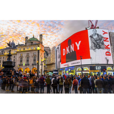 SCX الإعلانات الخارجية الشاشة المحمولة LED شاشة P6 مقاومة للماء مثبتة