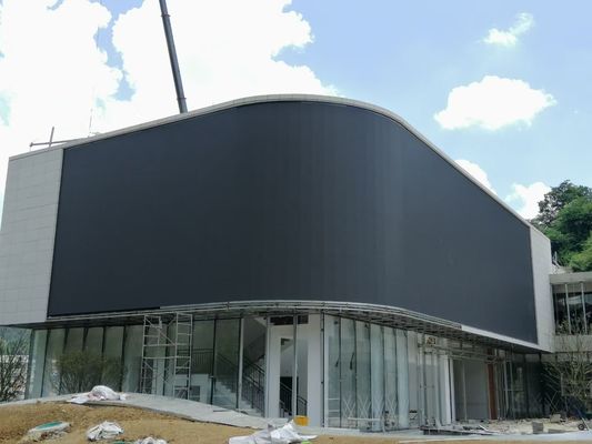 شاشة عرض فيديو الإعلانات الثابتة P8 الخارجية المقاومة للماء SMD LED لوحة الإعلانات خارج الإعلانات المنزلية