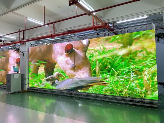 شاشة LED ملونة كاملة داخلية رقاقة زاوية عرض كبيرة نسبة تباين عالية معدل تحديث عالية تثبيت سريع SMD P3