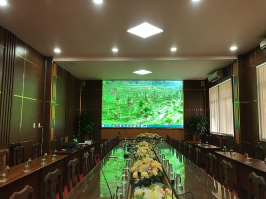 كينغلايت الأسود SMD2020 ملون كامل 256x128mm 64x32 RGB ماتريكس موديل P4 LED شاشة داخلية ثابتة ونظام