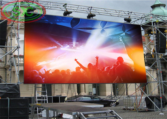 خلفية المسرح شاشة LED خارجية شاشة LED جميع المعدات تجميع سهل
